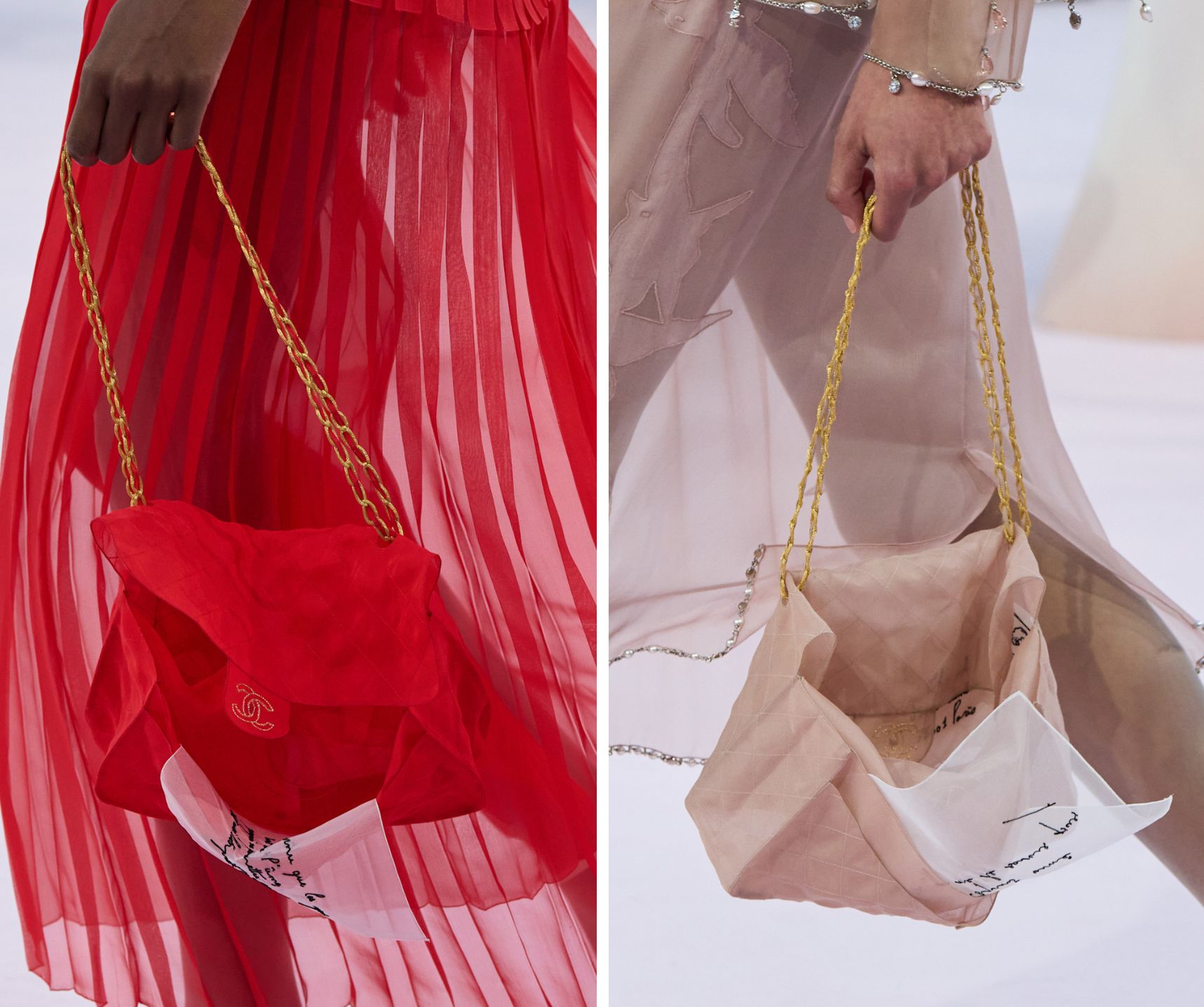 Chanel-tas uit de haute couture-collectie lente/zomer 2026.