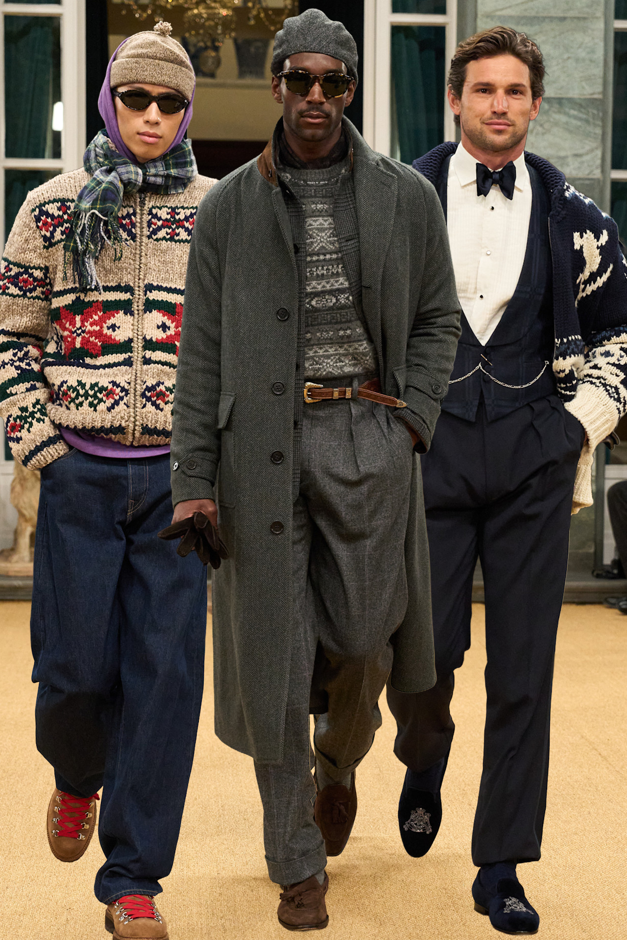 Ralph Lauren fair isle print