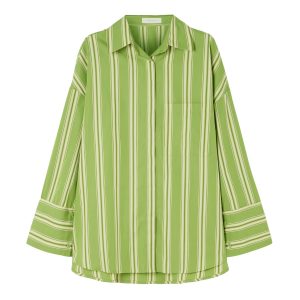 Overhemd in limoengroen