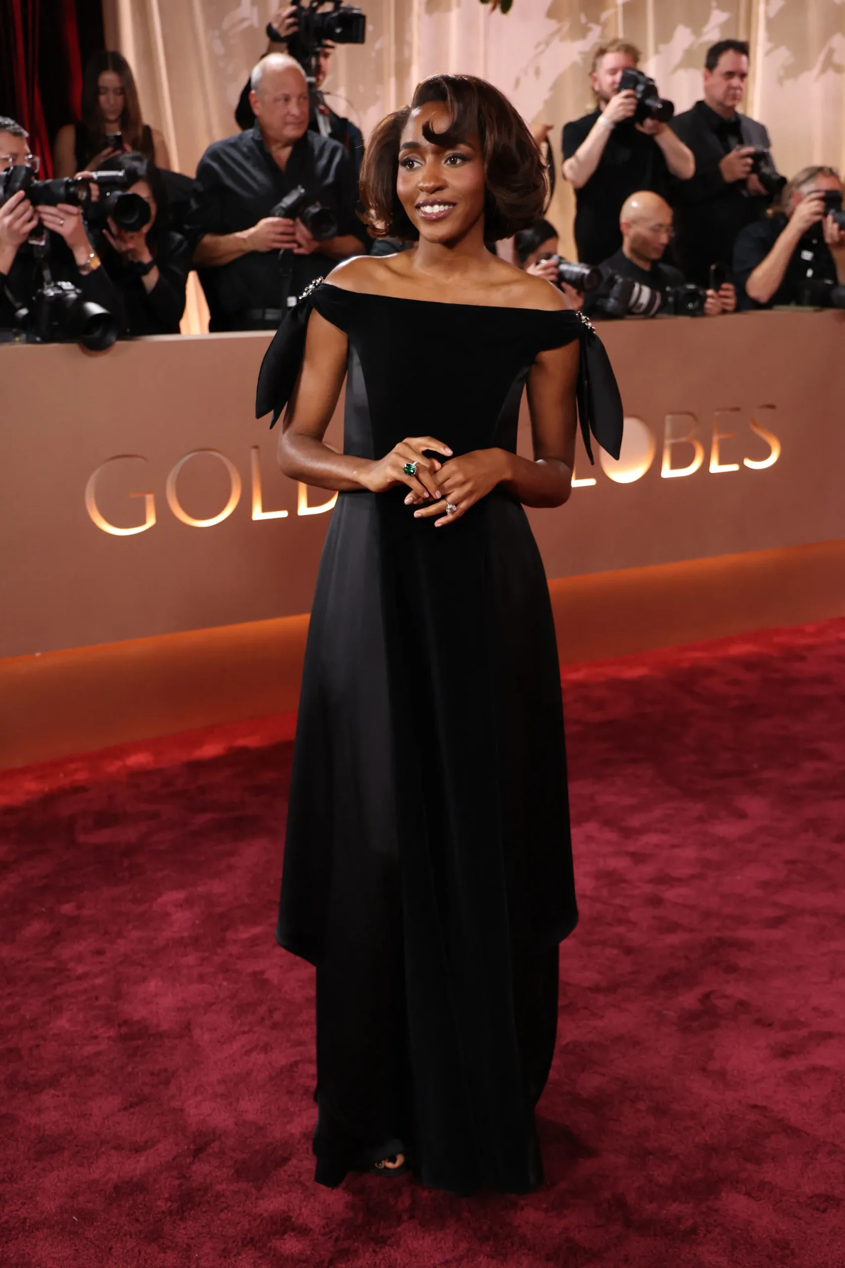 Ayo Edebiri in Chanel bij de Golden Globes 2026