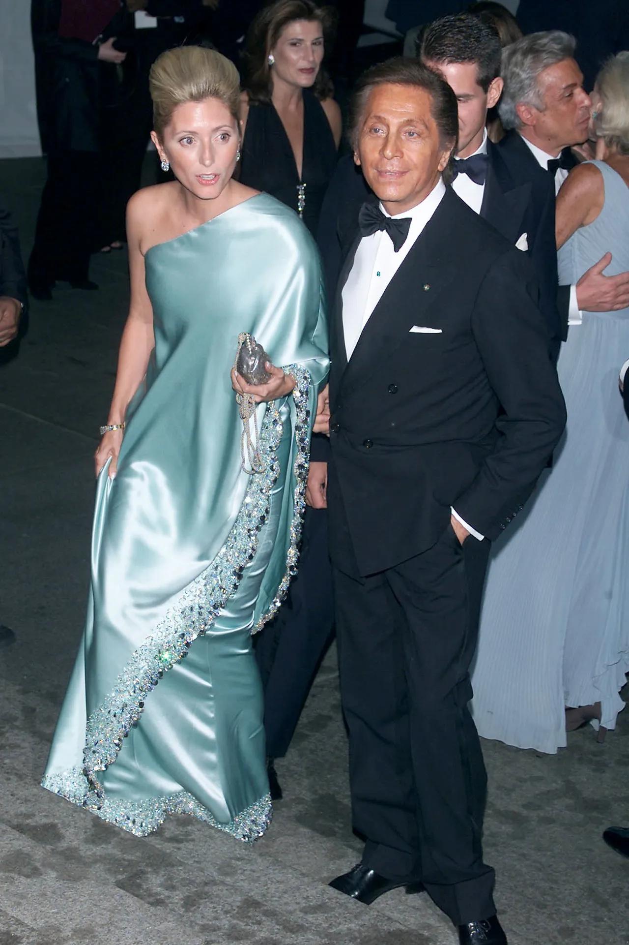 Marie-Chantal Miller with Valentino Garavani at the Costume Institute Gala, 2005