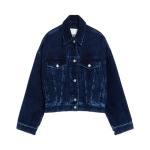 Corduroy pak in indigoblauw jasje