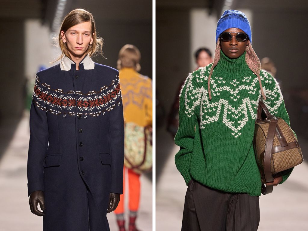 Dries van Noten fair isle