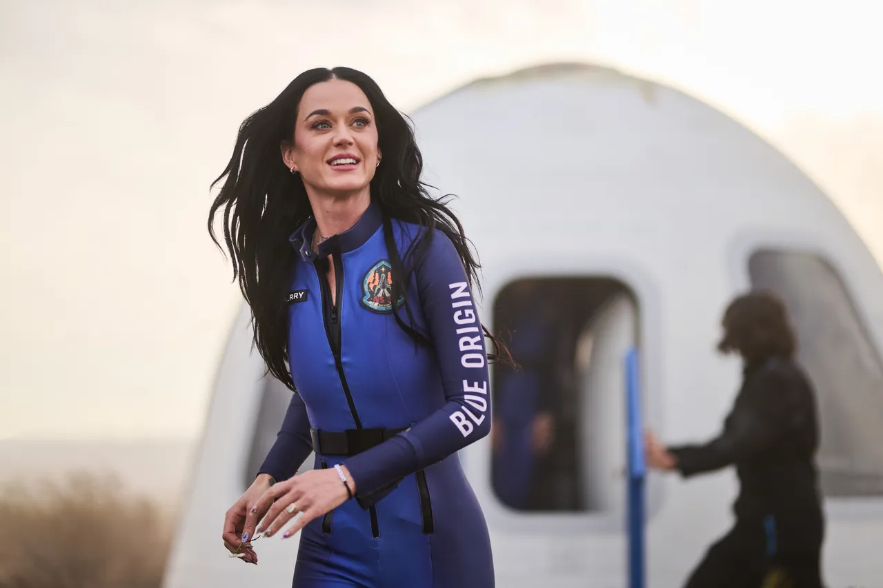 katy perry ruimtereis met blue origin