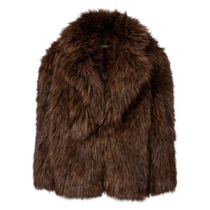 Faux fur-jas van Magda Butrym