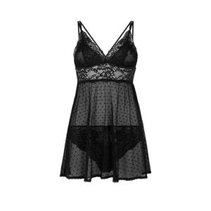 hunkemoller jurk polkadots lingerie