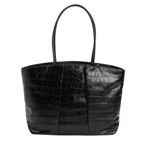 kaai leren tas persoonlijk item vliegtuig