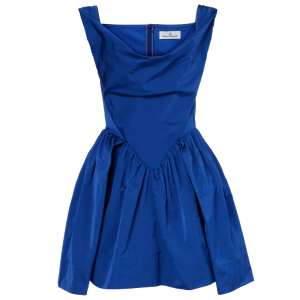 Jurk van Vivienne Westwood in kobaltblauw