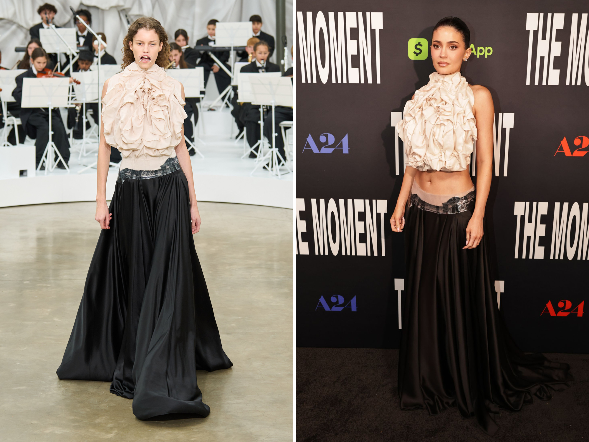 Kylie jenner the moment premiere maison margiela spring summer 2026