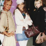 Beroemdheden met tassen uit de jaren 2000.