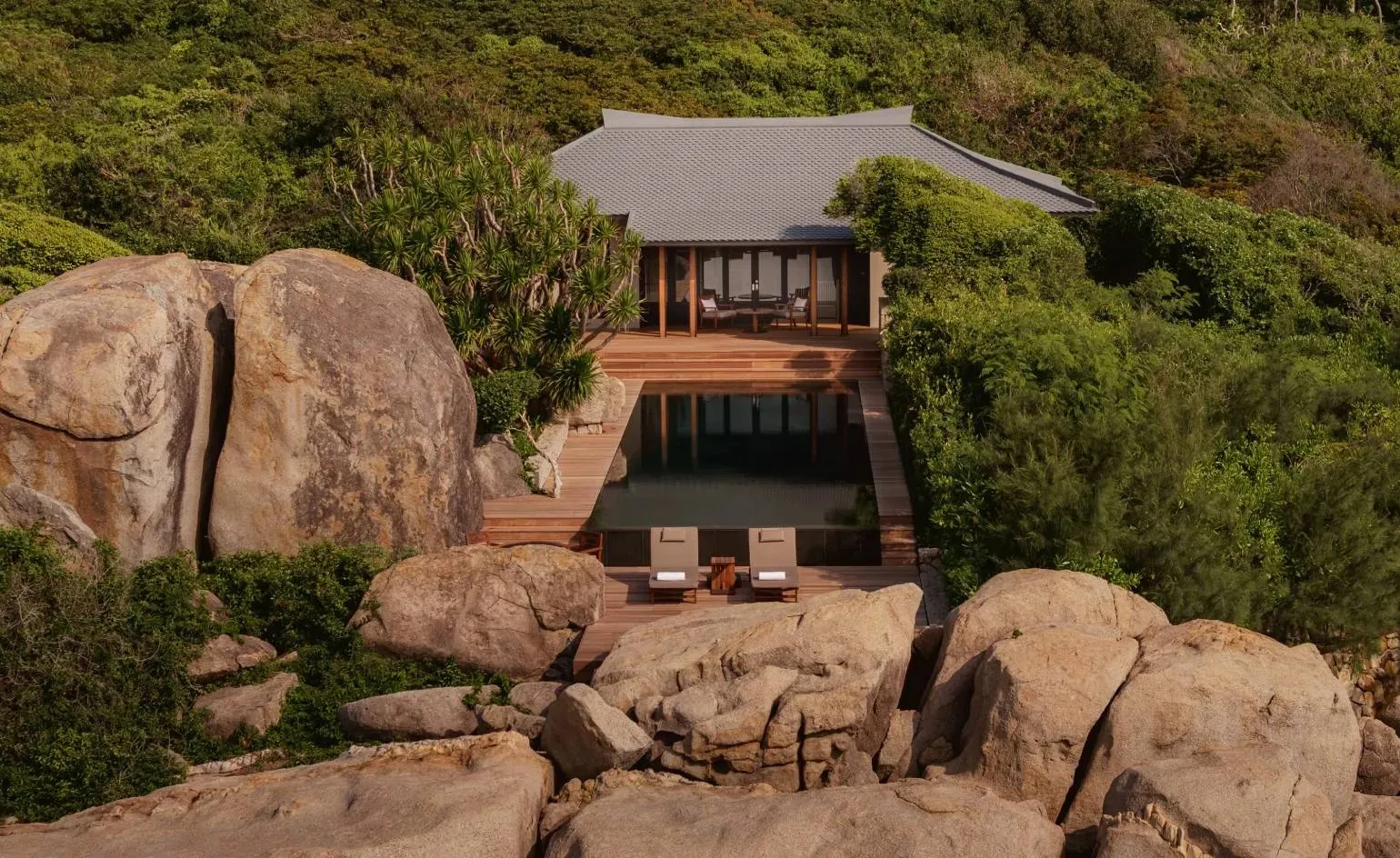 Amanoi-verblijf in Vietnam