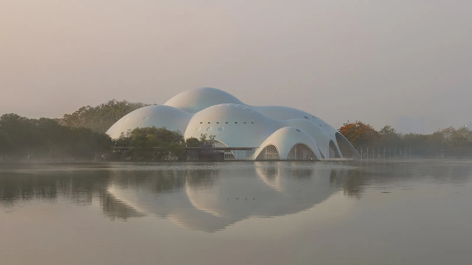 De toekomstige opera van architect Renzo Piano in Hanoi