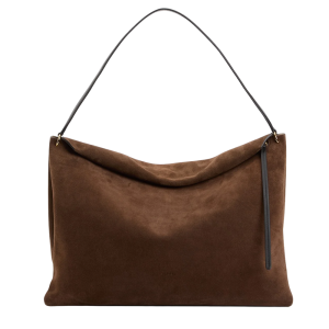 Wandler schoudertas suede als persoonlijk item vliegtuig