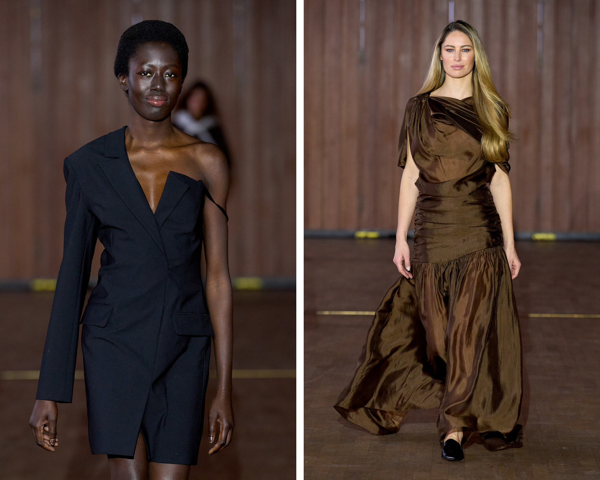 Asymmetrie tijdens Copenhagen Fashion Week herfst/winter 2026