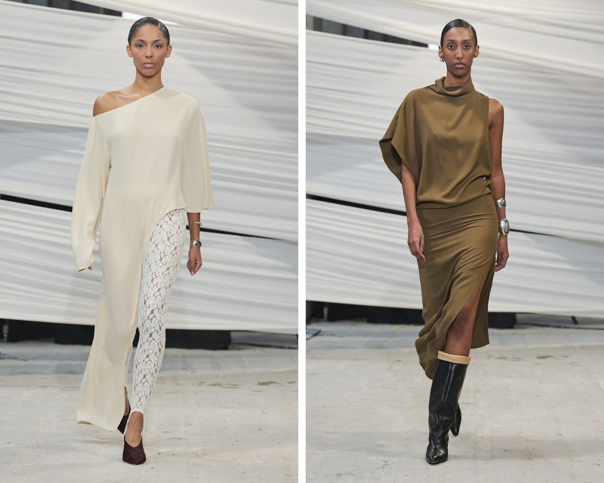 Asymmetrie tijdens Copenhagen Fashion Week herfst/winter 2026