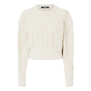 brede schouders knitwear jacquemus