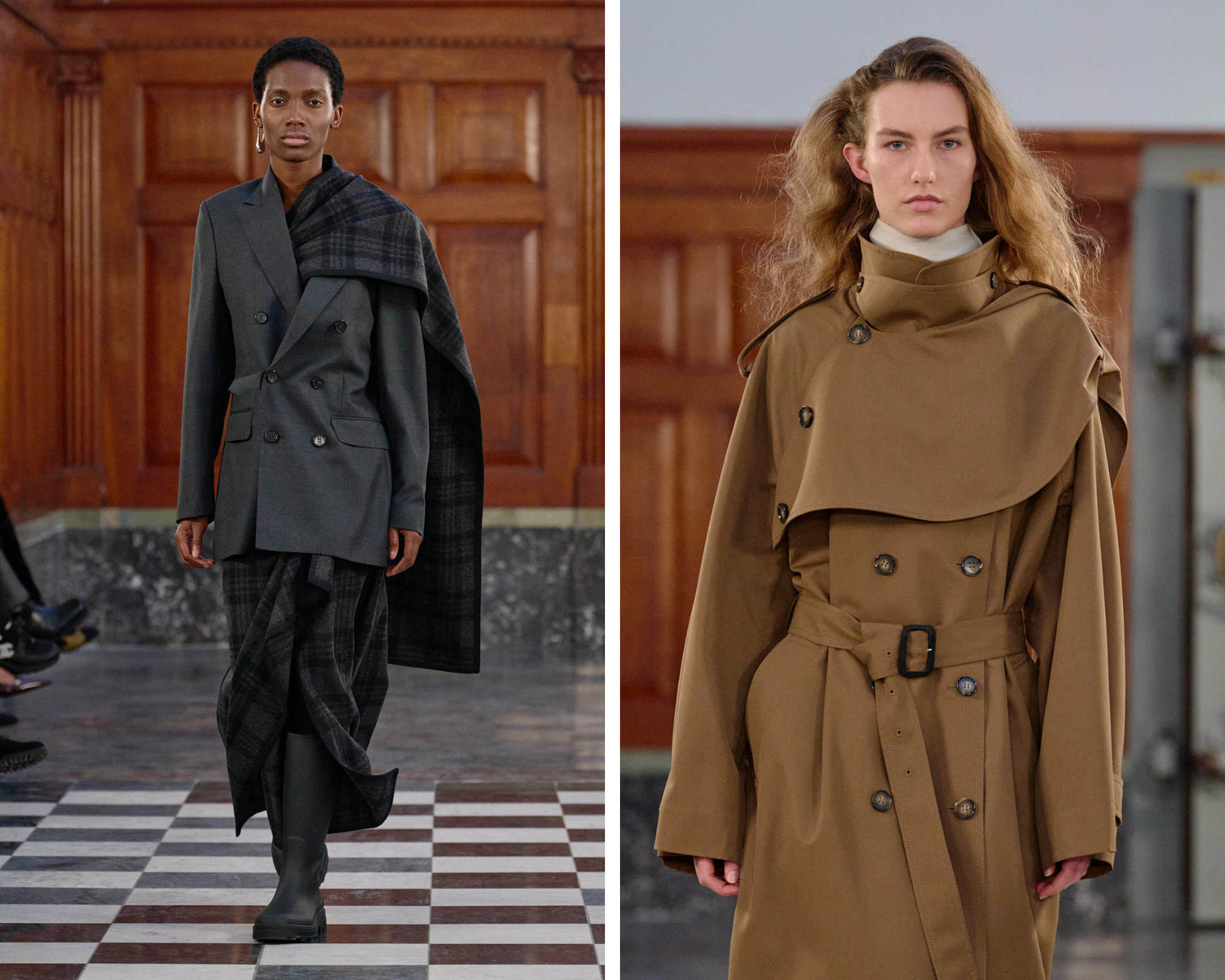 Asymmetrie tijdens Copenhagen Fashion Week herfst/winter 2026