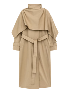trenchcoat arket met cape detail