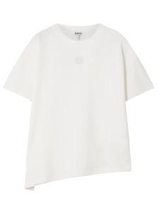 loewe, asymmetrisch shirt wit