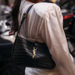 Streetstylebeeld uit Milaan met YSL tas