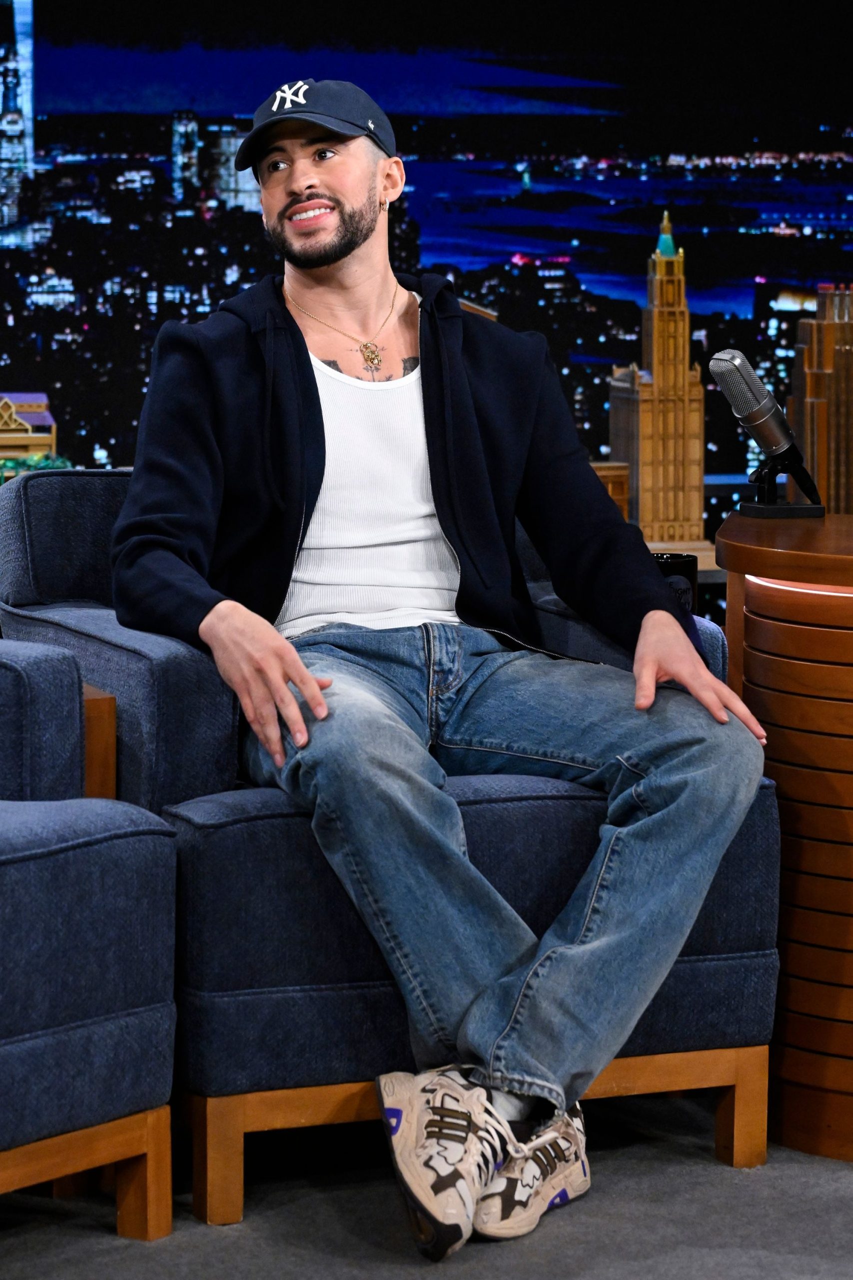 De zanger bij de tonight show