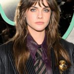 Cara Delevigne met een wolf cut