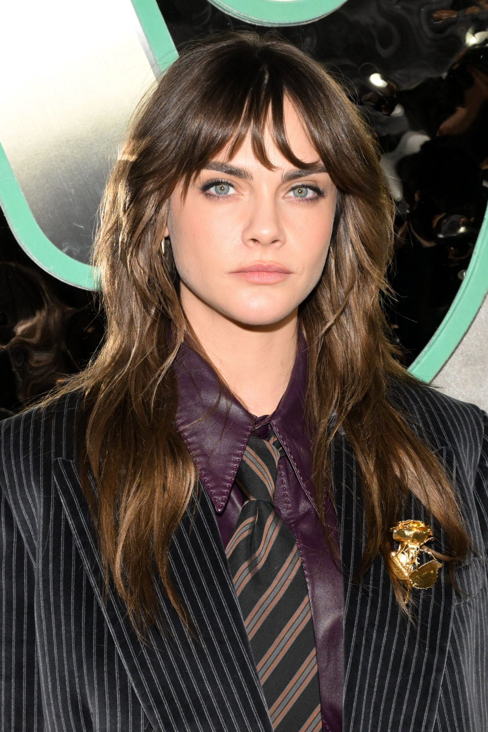 Cara Delevigne met een wolf cut