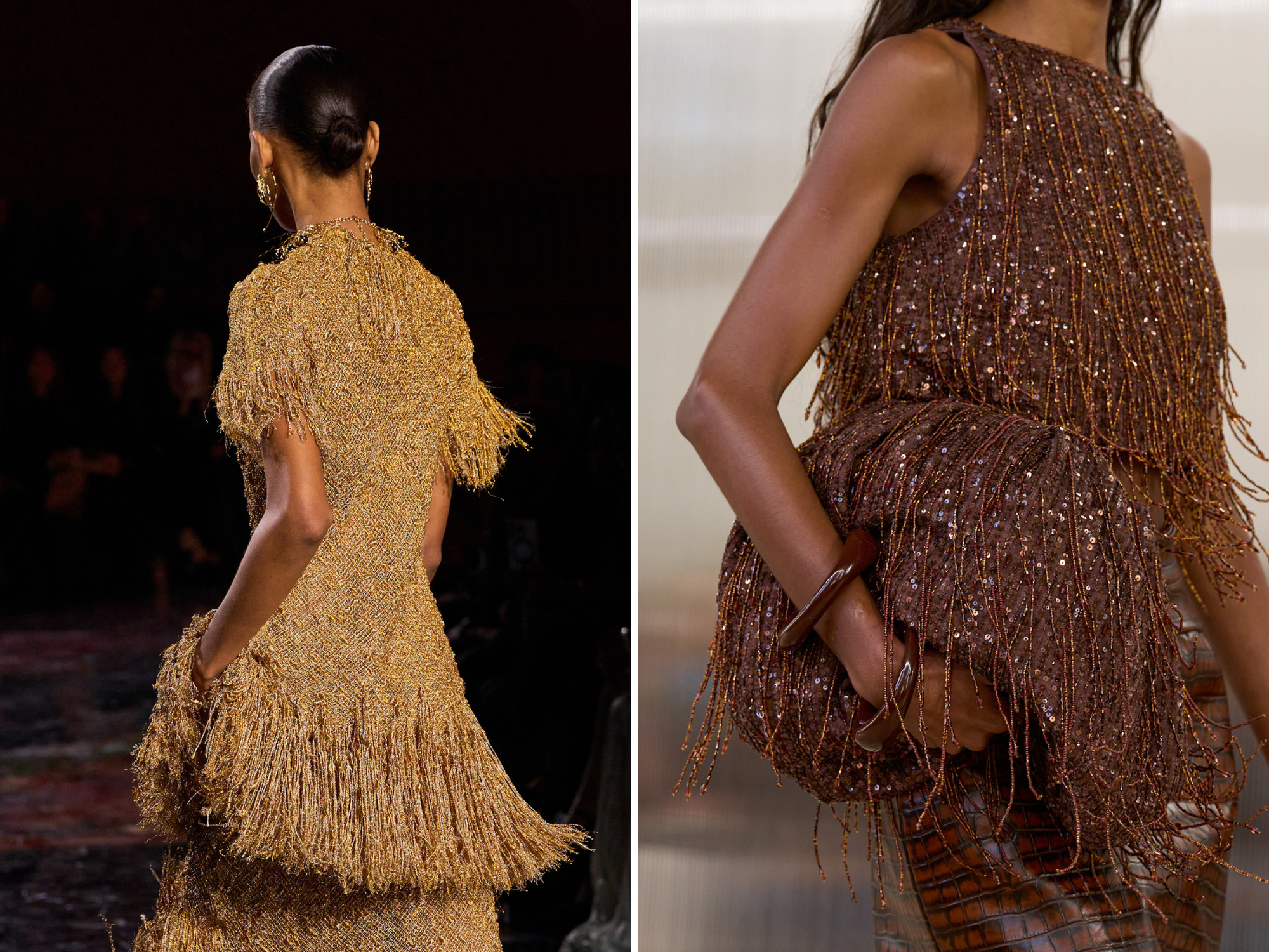 chanel aje franjes runway