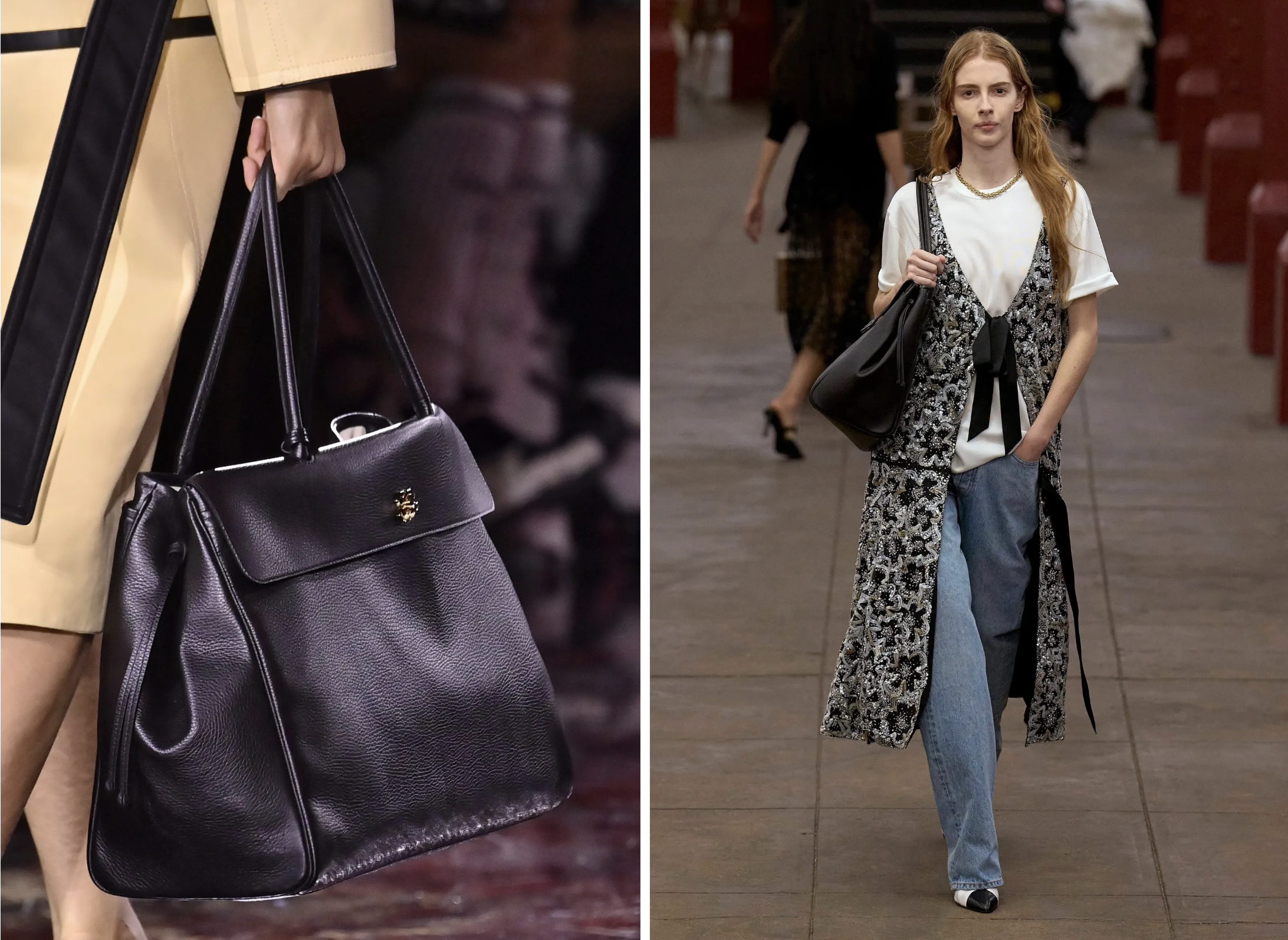 Chanel-tas op de catwalk