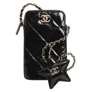 chanel phone holder key chain
