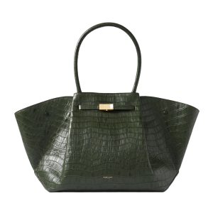 Kroko-print tas van Demellier