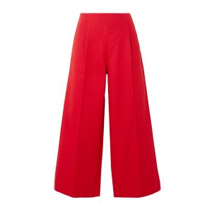 Pleated rode broek van Destree