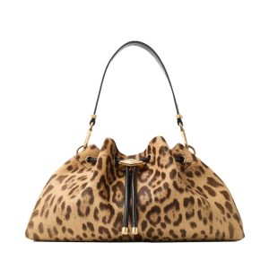 Jimmy Choo schoudertas Cinch van kalfsleer