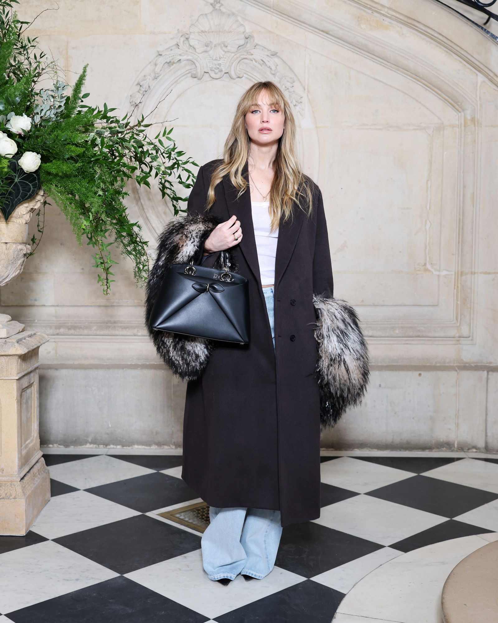 Jennifer Lawrence in Dior Homme