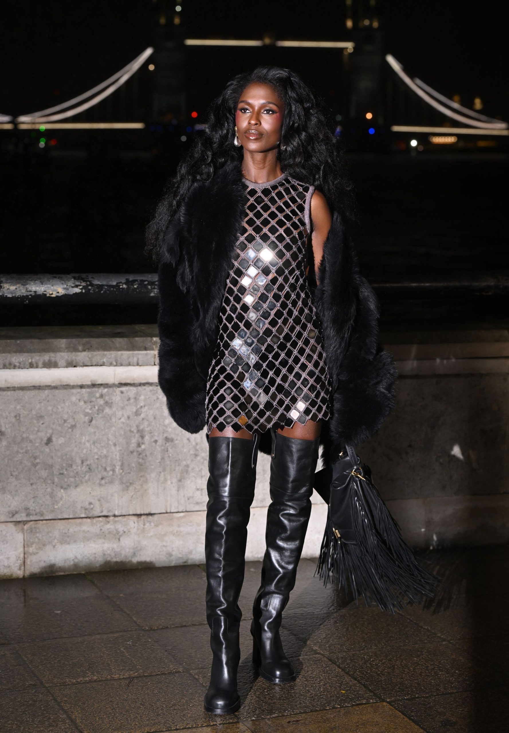 Jodie Turner-Smith bij Burberry