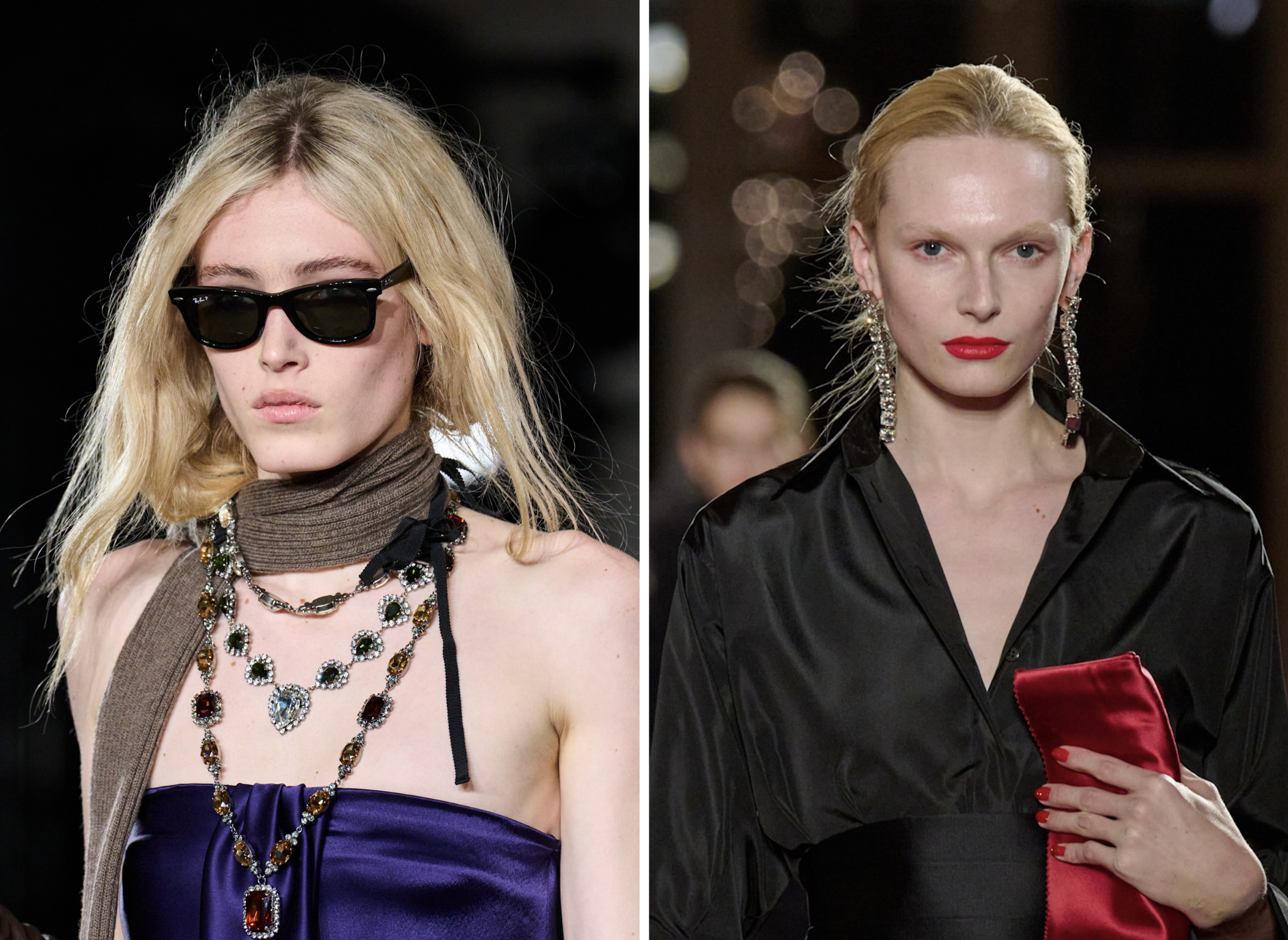 Beautytrend bewegend haar bij 7 for All Mankind en Michael Kors