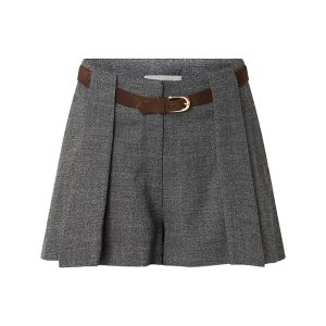 Grijze mini broekrok van Sandro