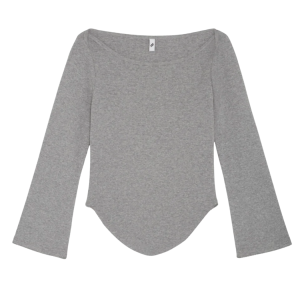 shirt driekwart mouw dames grijs van coucou