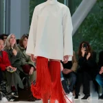 ALAÏA hoge kraag overhemd