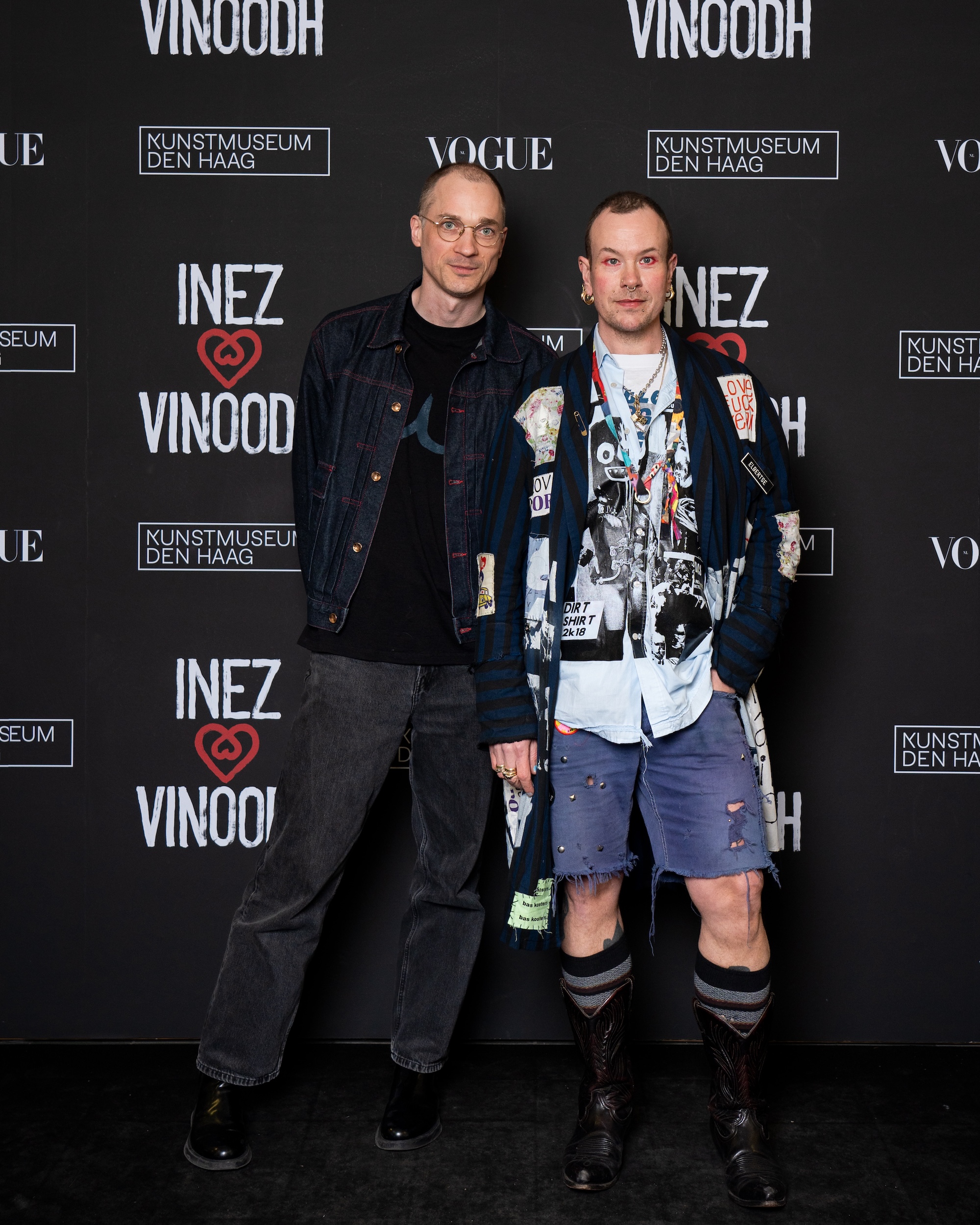 Gasten bij de opening van de tentoonstelling van Inez & Vinoodh in Kunstmuseum Den Haag
