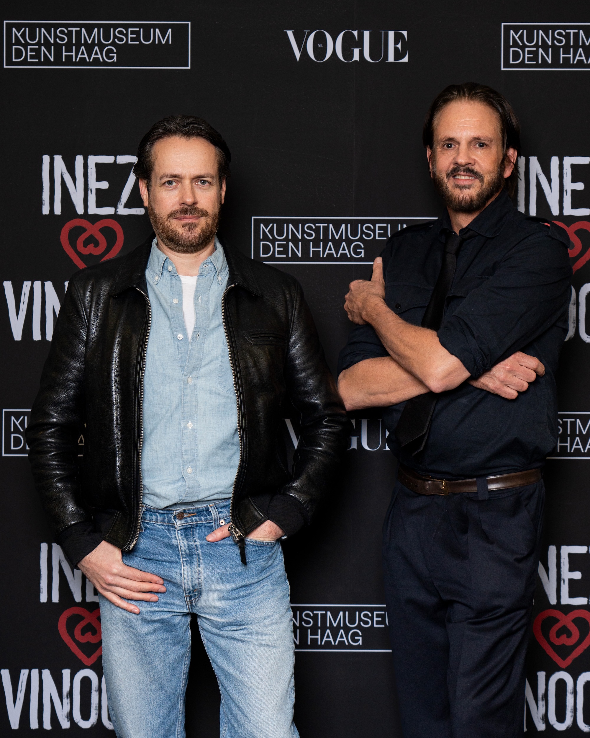 Gasten bij de opening van de tentoonstelling van Inez & Vinoodh in Kunstmuseum Den Haag