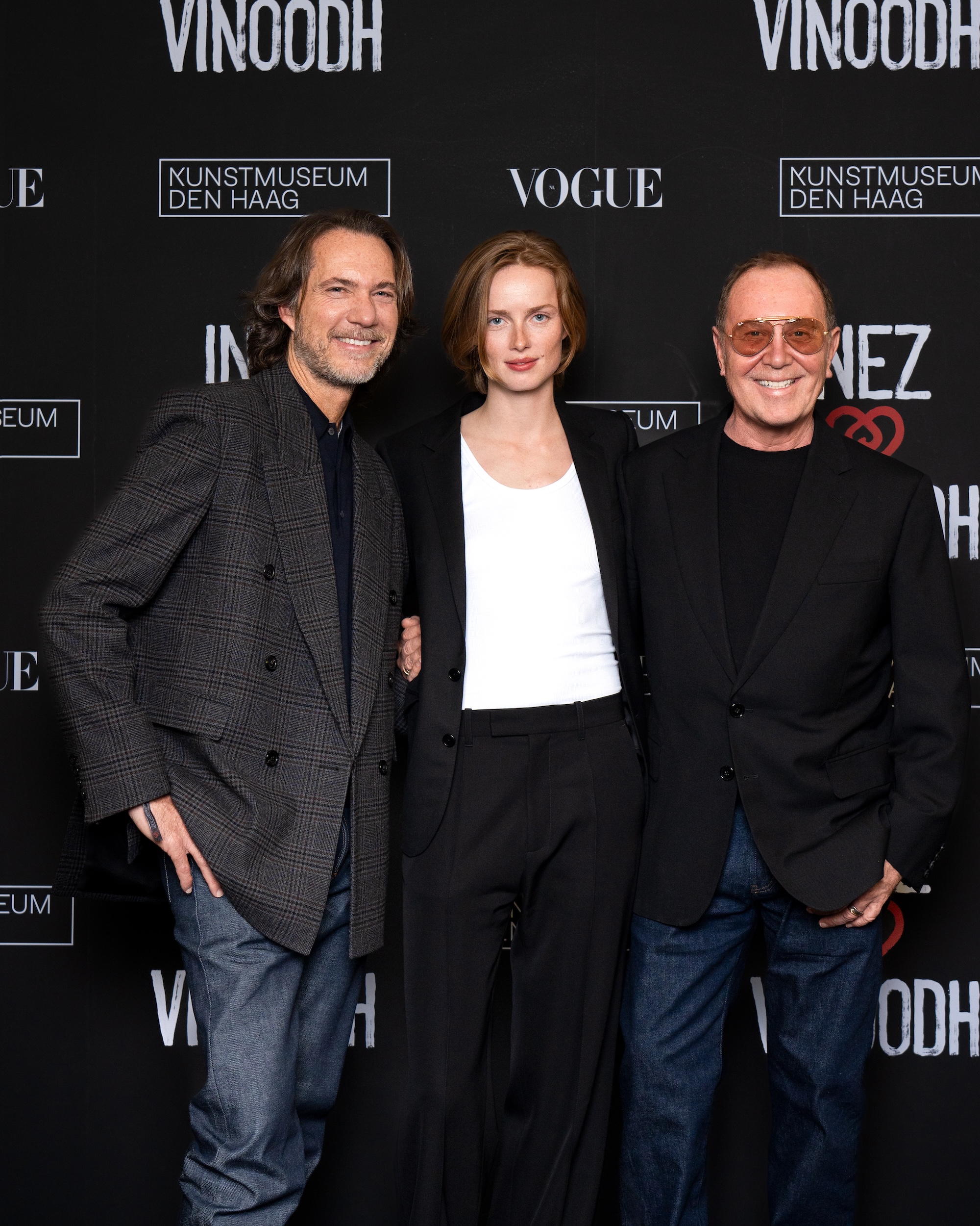 Gasten bij de opening van de tentoonstelling van Inez & Vinoodh in Kunstmuseum Den Haag