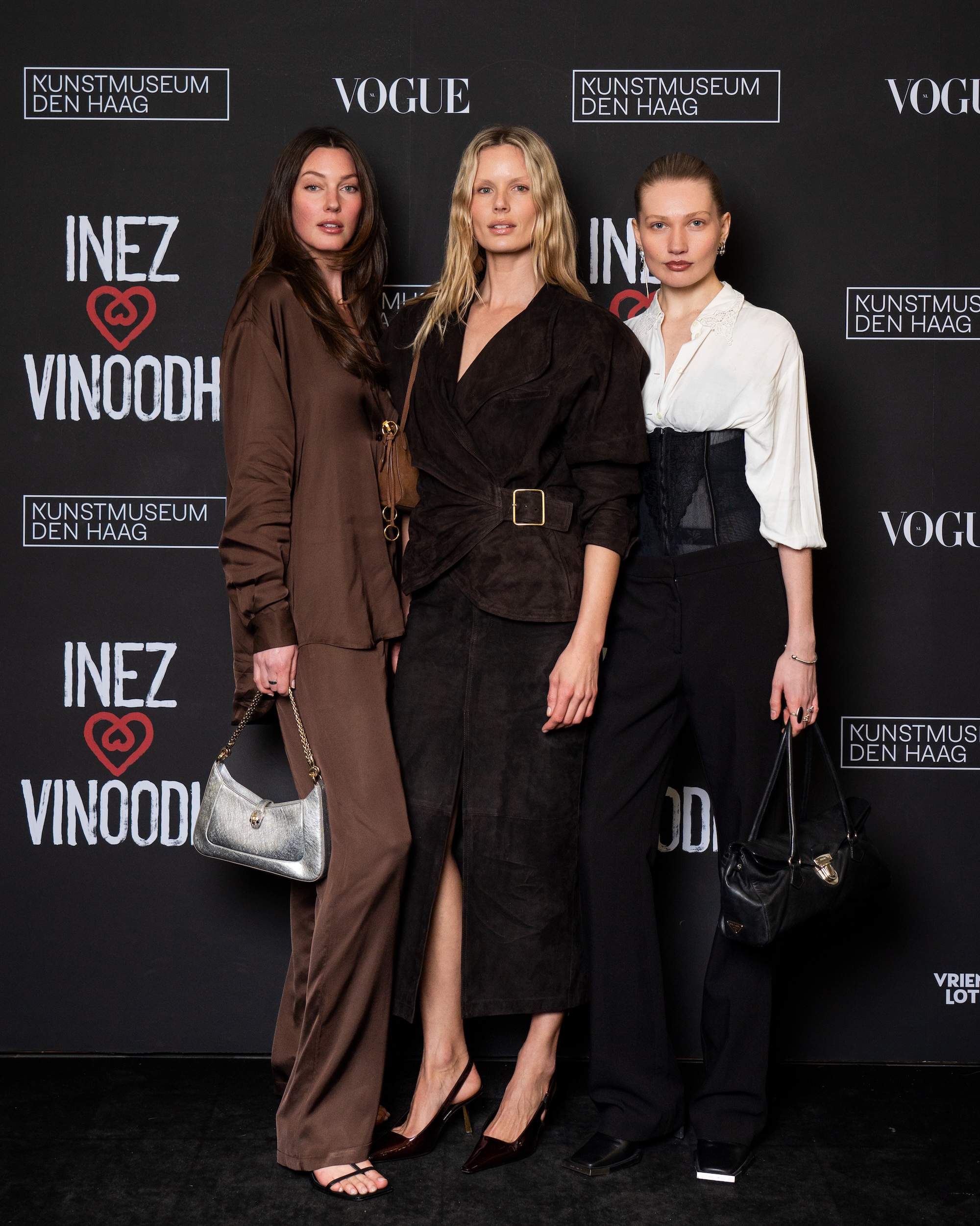 Gasten bij de opening van de tentoonstelling van Inez & Vinoodh in Kunstmuseum Den Haag