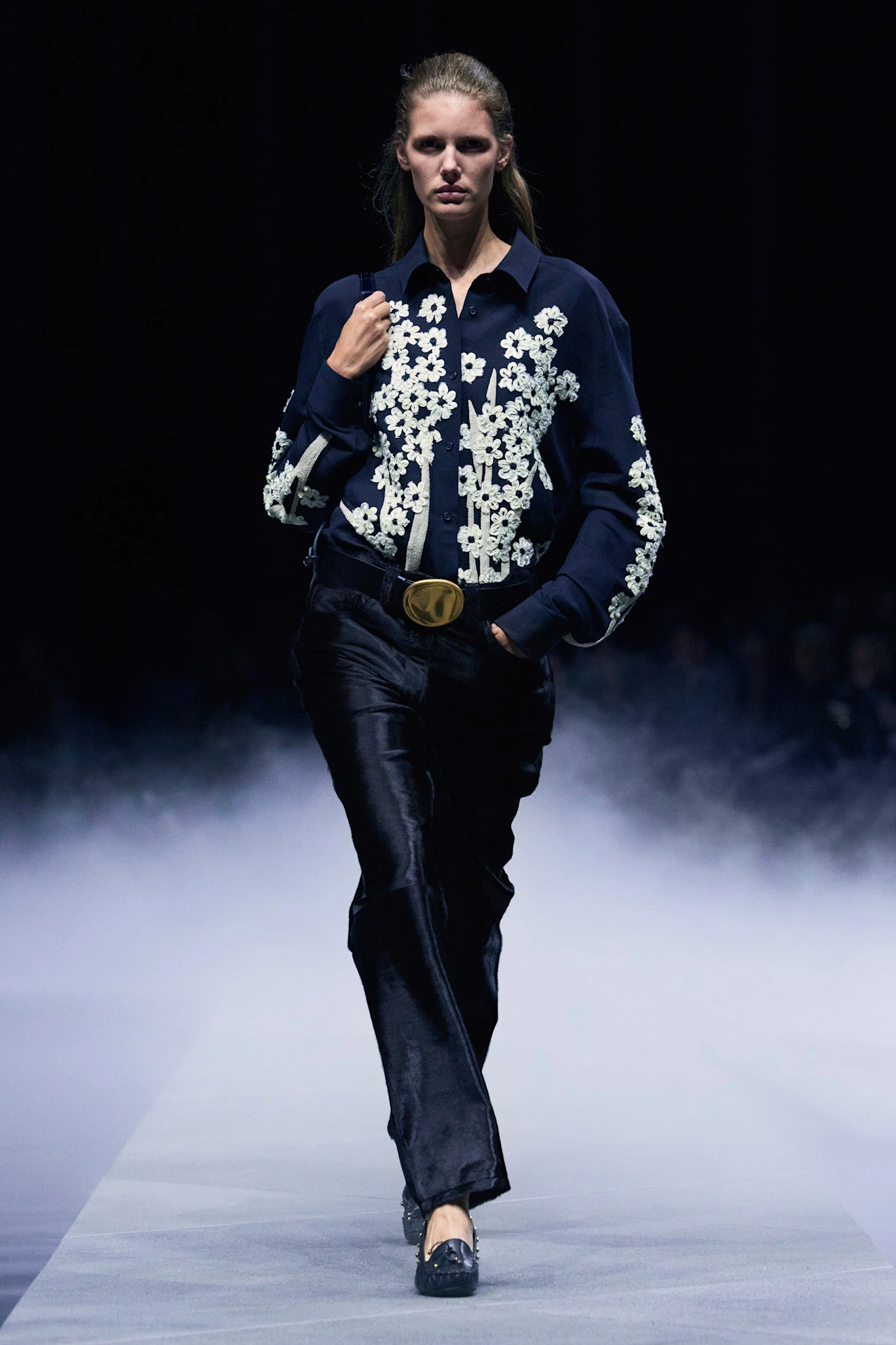 riem met gesp bij Khaite