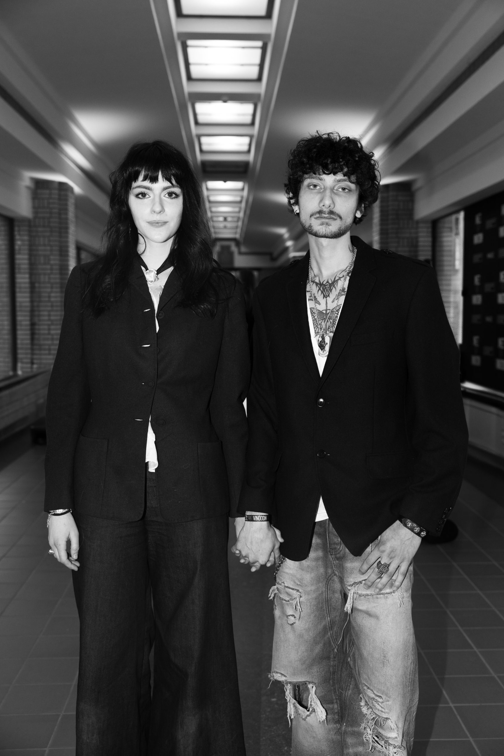Gasten bij de opening van de tentoonstelling van Inez & Vinoodh in Kunstmuseum Den Haag
