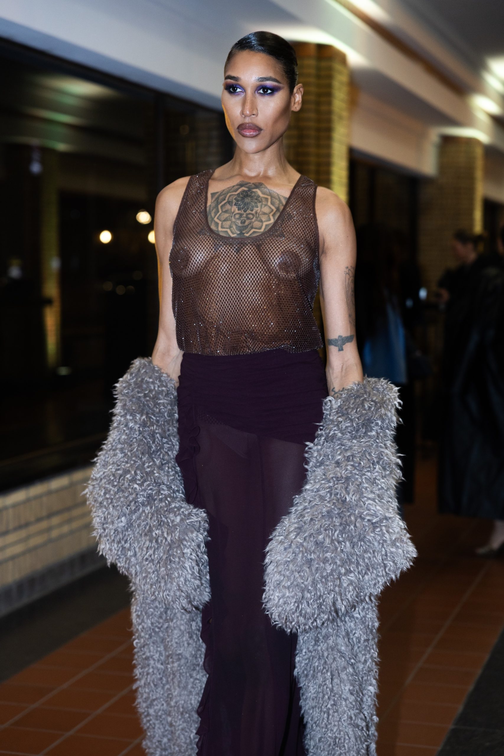 Gasten bij de opening van de tentoonstelling van Inez & Vinoodh in Kunstmuseum Den Haag