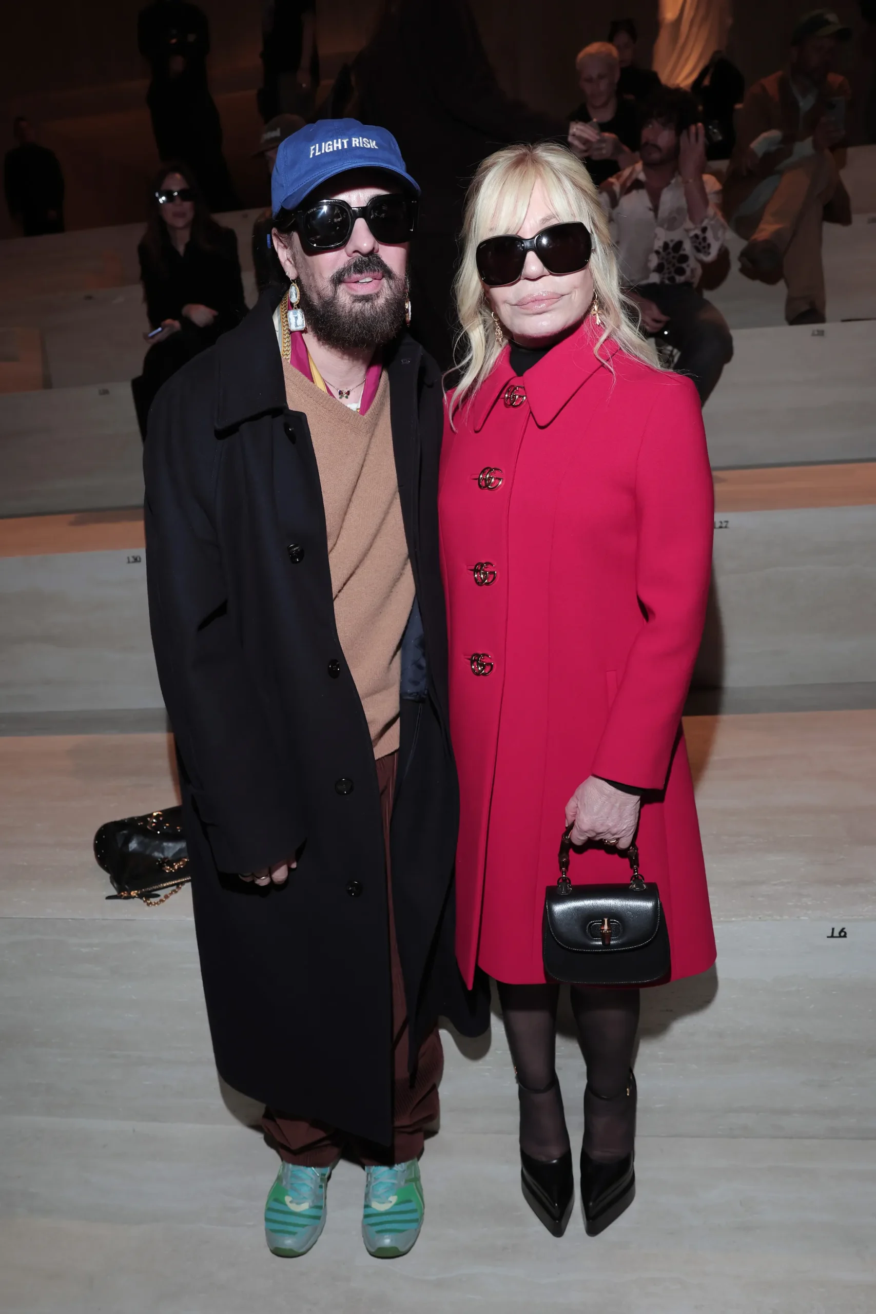 Alessandro Michele en Donatella Versace bij Gucci herfst/winter 2026