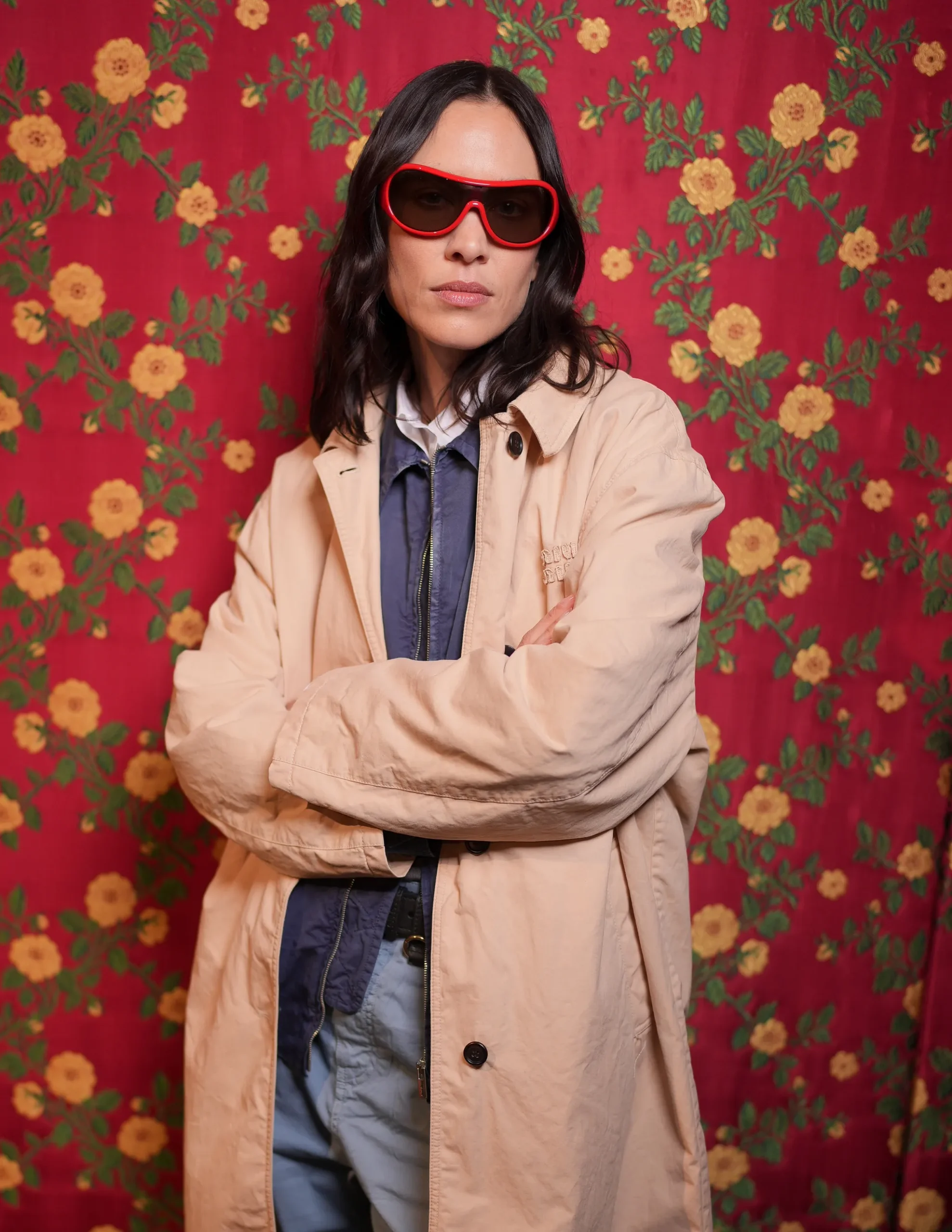 Alexa Chung bij Miu Miu tijdens PFW