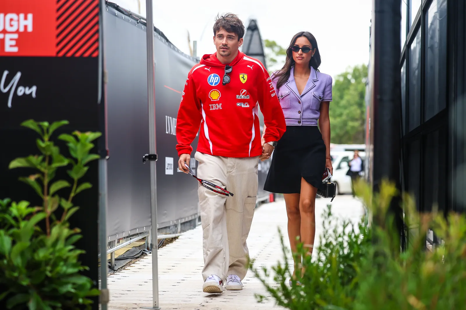 Charles en Alexandra Leclerc in Melbourne