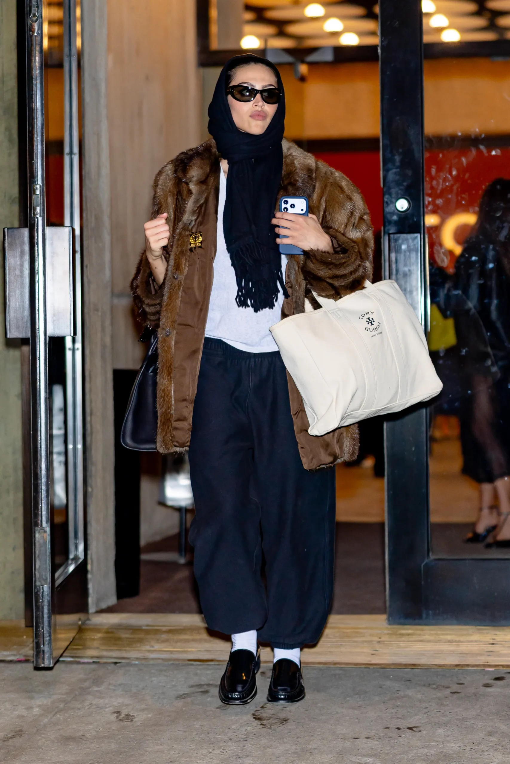 Amelia Gray Hamlin tijdens de herfst/winter 2026-2027 Fashion Week in New York